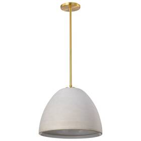 60-8003 Nuvo Lighting Collins 14 Inch Pendant Ceramic/gold Accents -