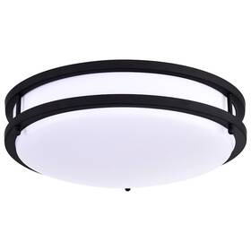 62-1736 Nuvo Lighting Satco Glamour Led 13 Inch Flush Mount Cct 3k/4k/5k Black/white -