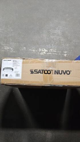 1738 Nuvo Lighting 62/1738 Glamour 24 Inch Led Flush Mount Ceiling Fixture - Matte Black Adjusta