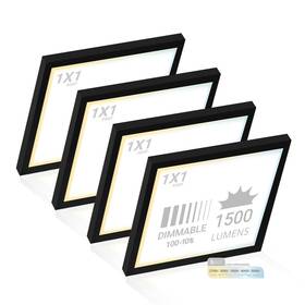 5cct Nuwatt 810066273658 4 Pack 1x1 Flat Panel Led Square Light 2700k/3000k/3500k/4000k/5000k S