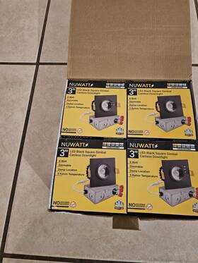 Nw-gmb-3-5ct-wh-r Nuwatt Gimbal Recessed Light Wet Rated - 5cct 2700k-5000k 600lm 3 Inch