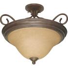 Nv.60-1027 Nuvo Lighting Castillo Semi Flush Mount Light In 045923610271