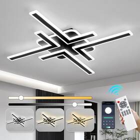 A-1213 Ofenrd Modern Sputnik Flush Mount Ceiling Light Fixture 34.25inches Led Dimmable Cei
