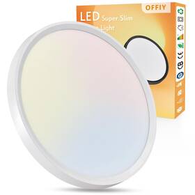 Fy201-d50025-40w Offiy 20 Inch Led Flush Mount Ceiling Light 40w 4350lm 3000k/4000k/6000k Cct Sel