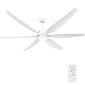 Glx007 Ohniyou 66ftft Ceiling Fan With Lights Remote Control Large White