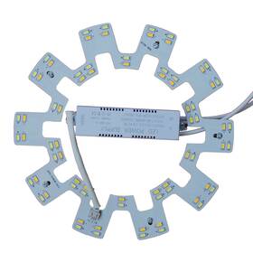 Ledk-g24 Olymstar 18w 3 Color Temperature Led Flush Mount Ceiling Fan Light Kit Replacement