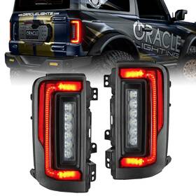 5892-504-t Oracle Lighting Flush Style Led Tail Lights For 2021-2024 Ford Bronco Part