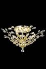 2011f27g-gs Orchid Lighting Mounts 6 Light Gold Rc Elegant Flush