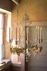 Ornate Candelabra Chandelier With Hanging Crystals 841628106633