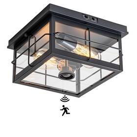 Ftl-ow-076 Oupavocs Flush Mount Outdoor Ceiling Light With Motion Sensor Modern Porch
