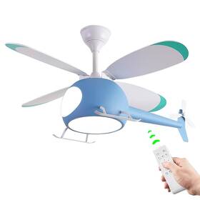 Rtfjds8101be Ousaite Childrens Bedroom Ceiling Fan With Lights Remote Control Speed Dimmable Kids