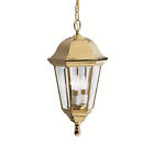 9889pb Outdoor Kichler 3 Pendant Lighting Brass Polished Mill Grove Light