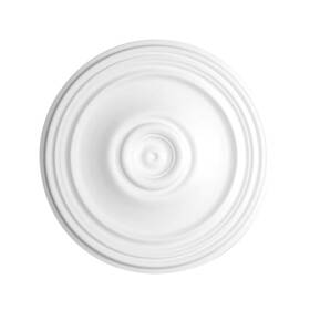 Outwater 840088656108 Architectural Products By 21in Dia X 1-3/8in Proj Ceiling Medallion White