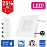 Owldlrks6d1650w4pack Recessed Lighting Led Can Pot Lights For Ceiling Square Downlight