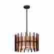 P0049 Vaxcel International Mosel 4l Pendant Black Iron 884656728989