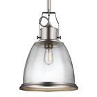 P1356sn Feiss Hobson Pendant Satin Nickel Medium Inches Wide 014817537611