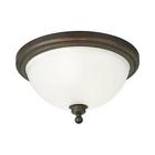 P3312-20 Progress Lighting Madison Collection Antique Bronze Flushmount 0785247131105