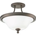 P3327-74 Two-light Lighting Progress Semi-flush Bronze Venetian