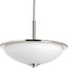 P3450-104 Progress Lighting Replay Polished Nickel Pendant With Etched 0785247185900