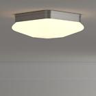 P3490-09 Progress Lighting Appeal Brushed Nickel Flushmount Alabaster Glass 785247169689
