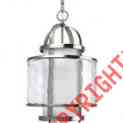 P3701-09 Progress Brush T583 Pendant Court Bulb 1 Lighting Foyer Nickel Bay
