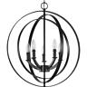 P3841-31 Progress Lighting Sphere Pendant Light Steel Black 785247238637