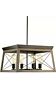 P400047-020 Progress Lighting Briarwood Antique Bronze Dining Table Chandelier 785247213580