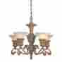 P4174-26c Thomasville Progress Lighting By Riviera Crackle 5-light Chandelier 785247120307
