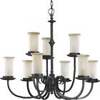 P4179-80 Progress Lighting 9-light Two-tier 785247134267