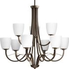 P4317-20 P4317 Progress Lighting Merge Chandelier With Wide 785247187041