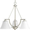 P4621-09 Progress Lighting Bravo Chandelier Brushed Nickel 785247166275