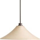 P5193-20eul Progress Lighting Pendant Antique Bronze Finish Beige Shade 0785247181254