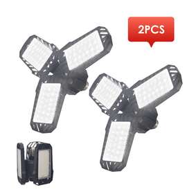 300w Paddsun 888873379733 2 Pack Led Garage Lights 30000lm Deformable Ceiling Light Shop