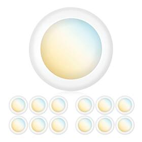 3cct Parmida Led Technologies 810360037376 12 Pack 5/6 Inch Dimmable Disk Lights 15w Surface Mount R