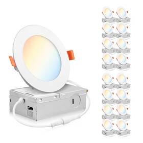 5cct Parmida Led Technologies 810360037543 16 Pack 4 Inch Dimmable Ultra-thin Recessed Ceiling Light