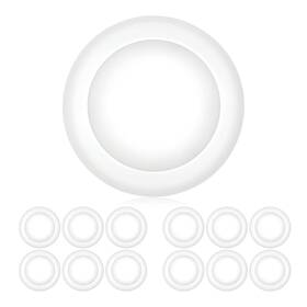 Parmida Led Technologies 853762007059 12 Pack 5/6 Inch Dimmable Disk Light Surface Flush Mount 15w U