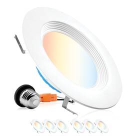 612w5cctdim-6p Parmida Led Technologies Pled-dnbf5/612w5cctdim-6p 6 Pack 5/6 Inch 5cct Recessed Lighting Dimmable 12w 1000lm