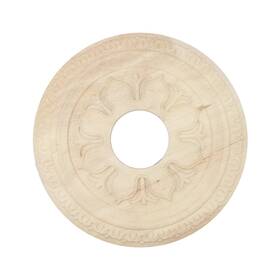 Frs2110 Pastlla Wooden Ceiling Fan Medallion Molded Wood Carved Light Cover R