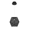 Pd-62812-bk Modern Forms Riddle Integrated Led Cage Pendant Black 790576503233
