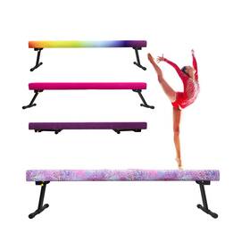 Peakpath 747302883411 6ft Adjustable&foldable Gymnastics Balance Beam Home Gym Equipment ... Fast Ship