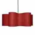 Pen-zul-243-pc-rd-rht Radionic Hi Tech Zulu 3 Light 24 In Pendant Red 753807329217
