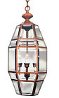 Pendant Finish Fredrick Clear Beveled Classic 3-lite Foyer Ramond Rust Glass