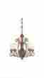 Lm-9114 Pendant Pine Crystal Chandelier Rain 5-light Drop Lamp Hanging