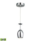 17170 Pendant Vasso 1 Lighting Light Chromo Elk Chrome Led Polished