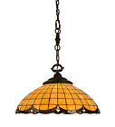 28381 Pendant Wheat Elan Light Ceiling 20 Meyda Fixture Honey Tiffany "