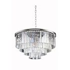 1201d32pn Pendent Collection Elegant Polish Box Lamp Lighting Nickel-open Urban