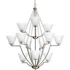 Pg.94468709 Progress Lighting Bravo Chandelier In Brushed Nickel 785247173860 Pg.94468709 Progress Lighting Bravo Chandelier In Brushed Nickel 785247173860