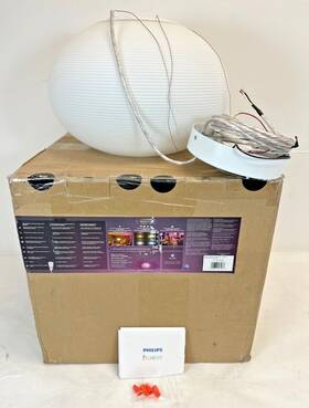 Philips 929003052801 Used -philips Hue Flourish Ceiling Pendant Light White - Minor Damage -free S/h