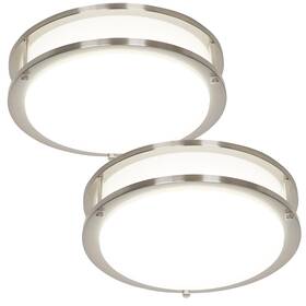 70675 Pia Ricco 11 Inch Flush Mount Led Ceiling Light Fixture Dimmable Modern Ceil