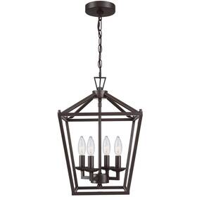 Pia Ricco 749284291260 4-light Candle Pendant Light